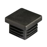 capac plastic negru pentru teava patrata 15x15 mm