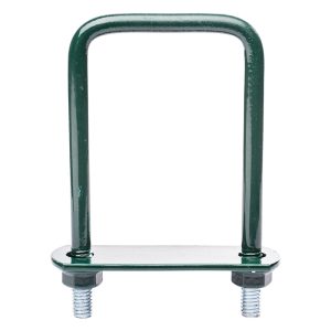 brida teava rectangulara panou bordurat verde